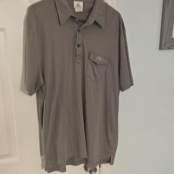 Lacoste Men's Polo Shirt in Gray - Picture 5 of 7